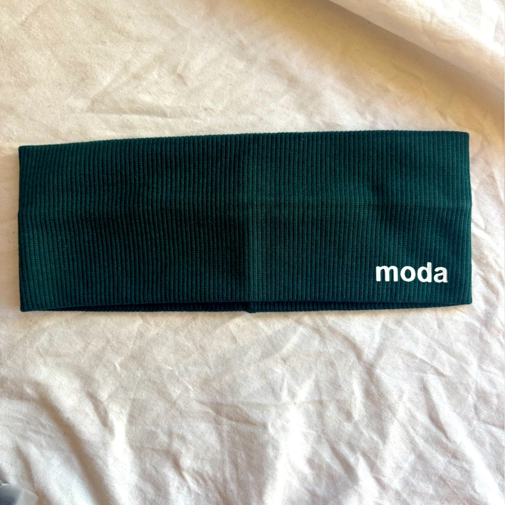 Winter Green Emerald Dark Forest Green Moda Headband